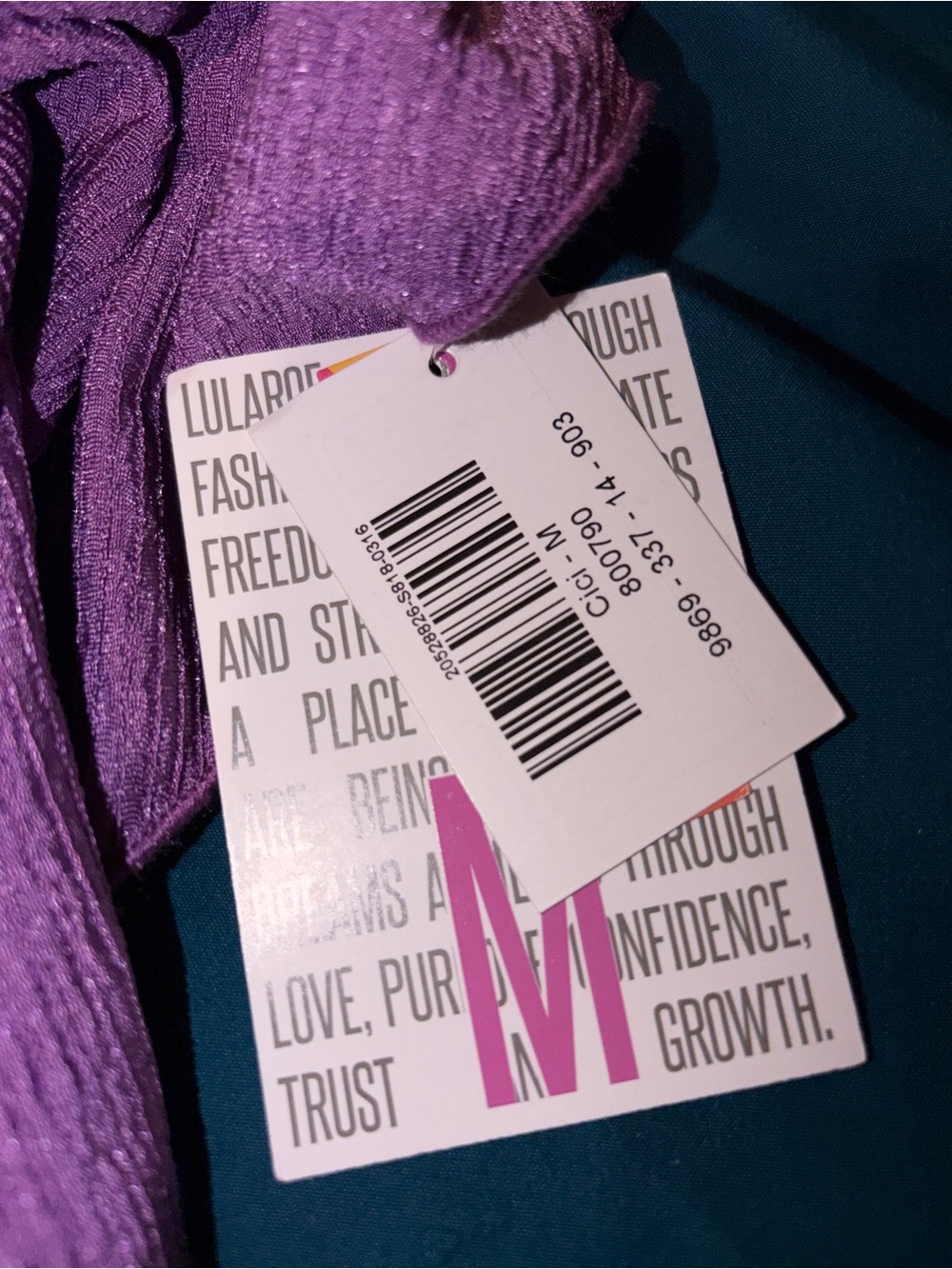 Lula Roe Purple Ruffle Dress - Picture 2 of 3